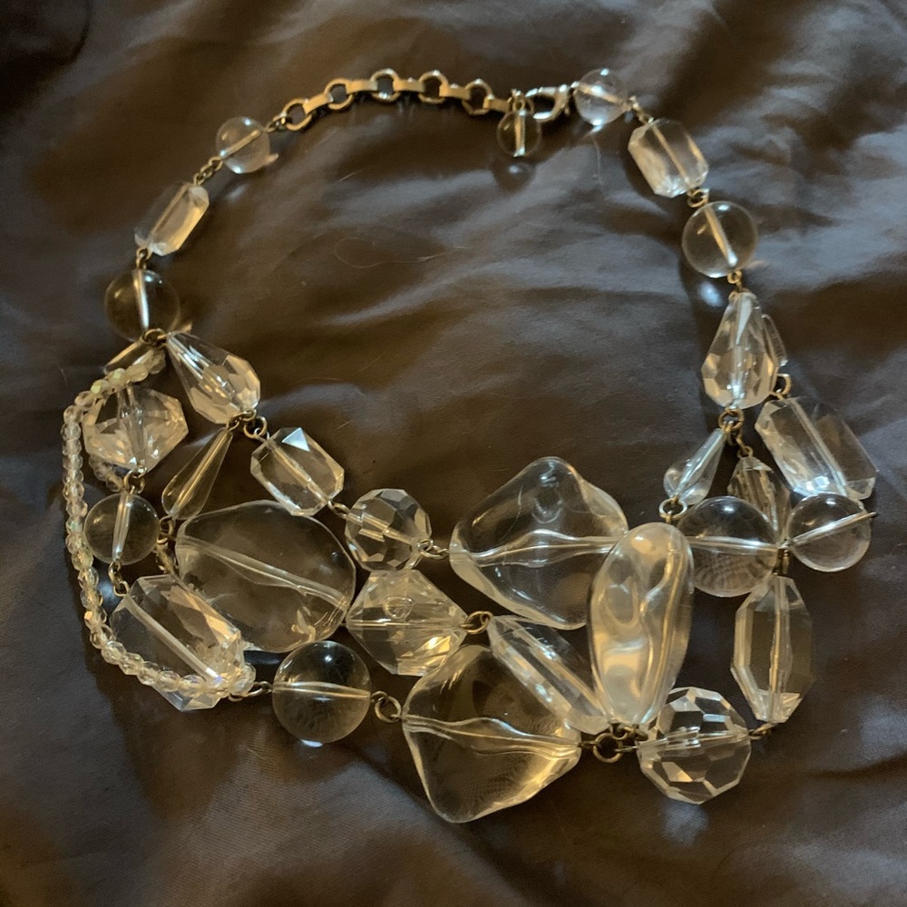 Forth & Towne (Gap) Lucite Statement Necklace - image 1